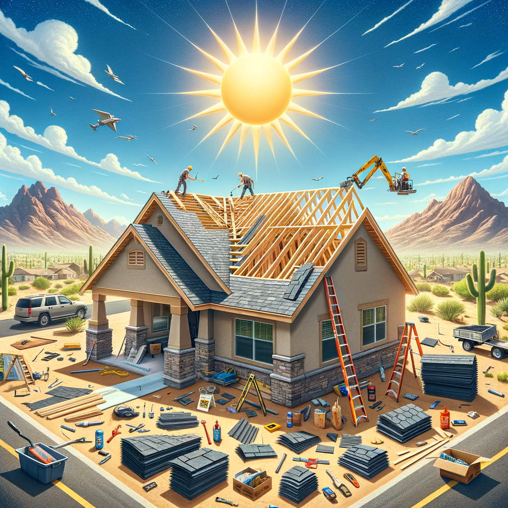 Arizona summer roofing installation