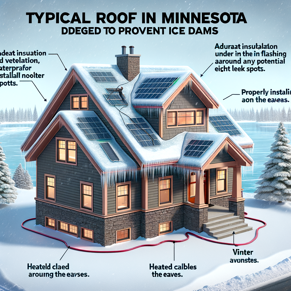 Minnesota ice dam prevention roofing