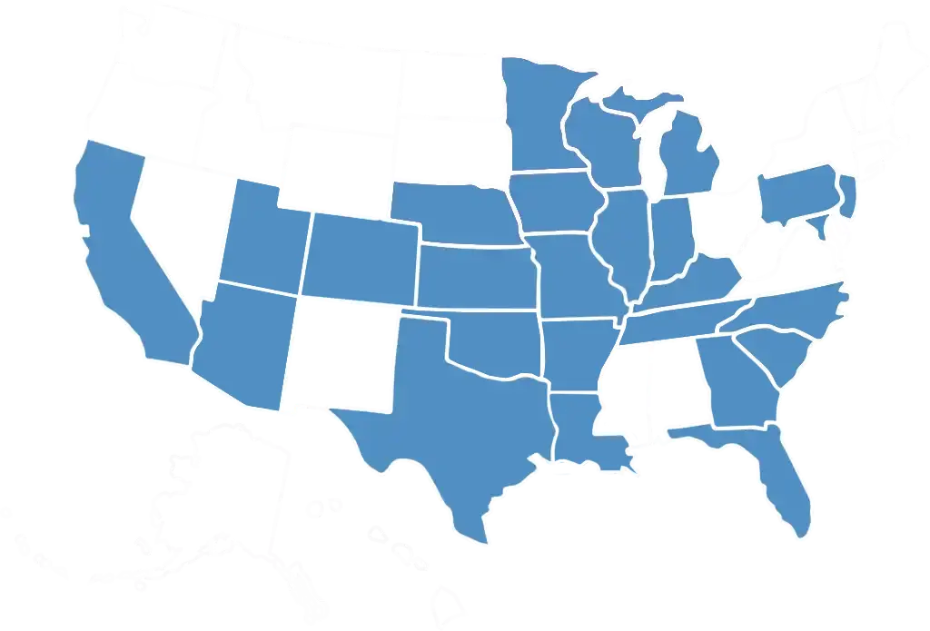 Served States Map