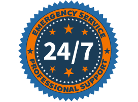 24/7 Emergency Service Badge