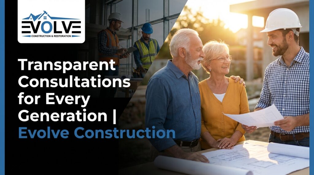 Transparent Consultations for Every Generation | Evolve Construction