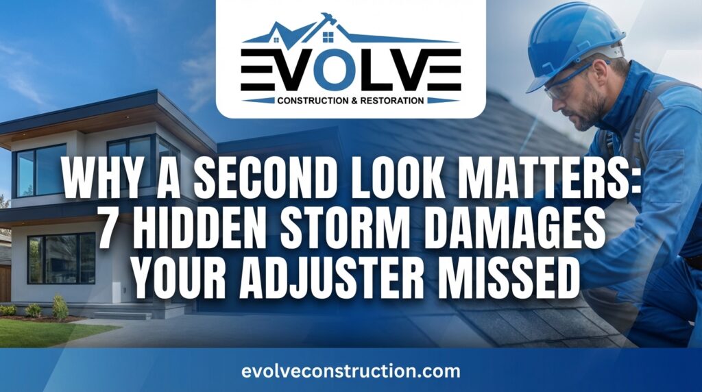 Why A Second Look Matters: 7 Hidden Storm Damages Your Adjuster Missed