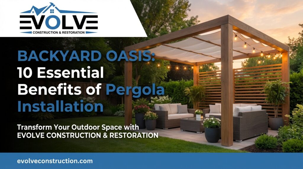 Backyard Oasis: 10 Essential Benefits of Pergola Installation