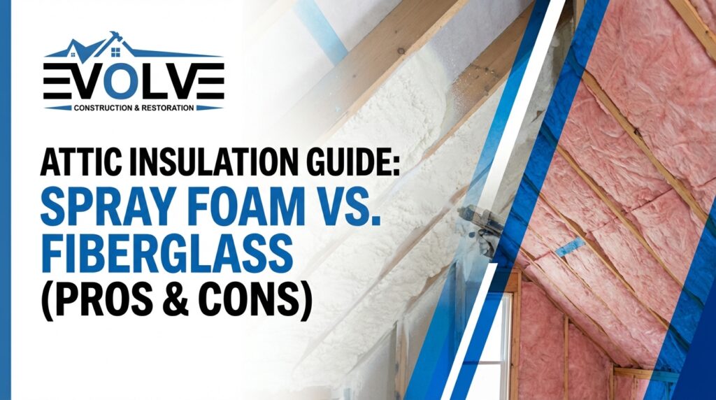 Attic Insulation Guide: Spray Foam vs. Fiberglass (Pros & Cons)