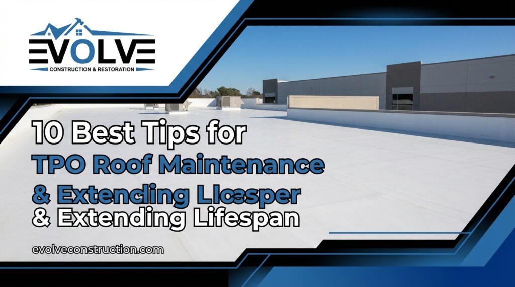 10 Best Tips for TPO Roof Maintenance & Extending Lifespan