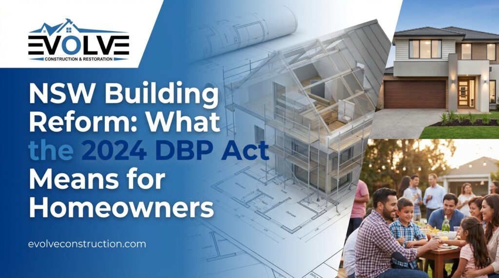 NSW Building Reform: What the 2024 DBP Act Means for Homeowners