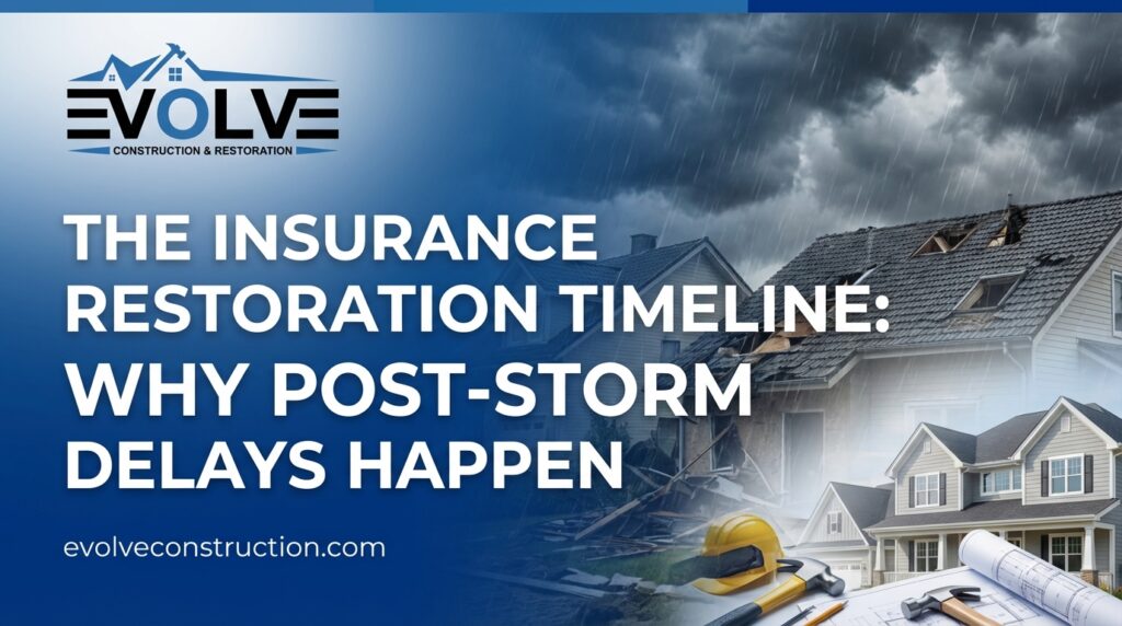 The Insurance Restoration Timeline: Why Post-Storm Delays Happen