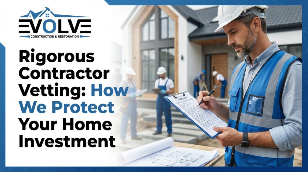 Rigorous Contractor Vetting: How We Protect Your Home Investment